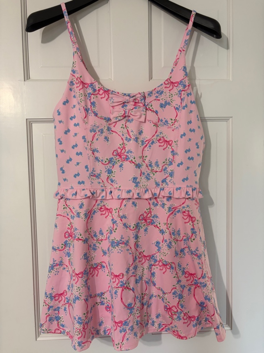 Viral - Sam’s Club (LSF lookalike)  Pink Floral Bow Athletic Dress - L